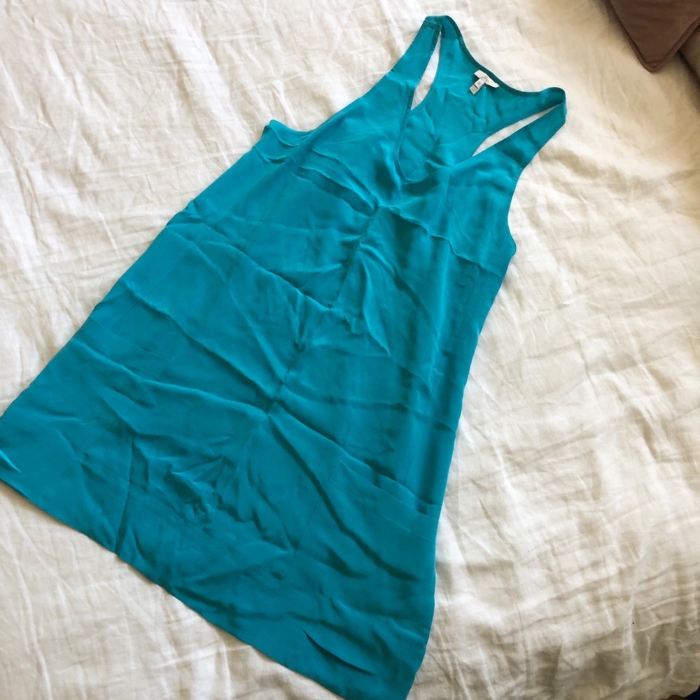 Teal Joie Silk Dress